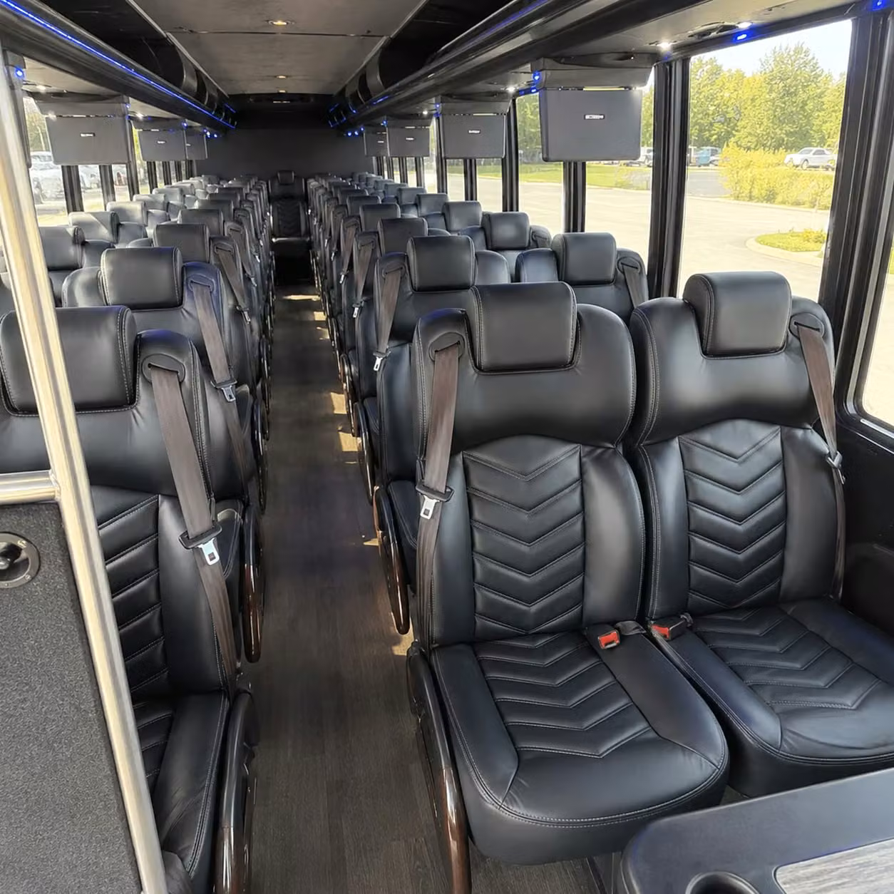 30 passenger minibus inside