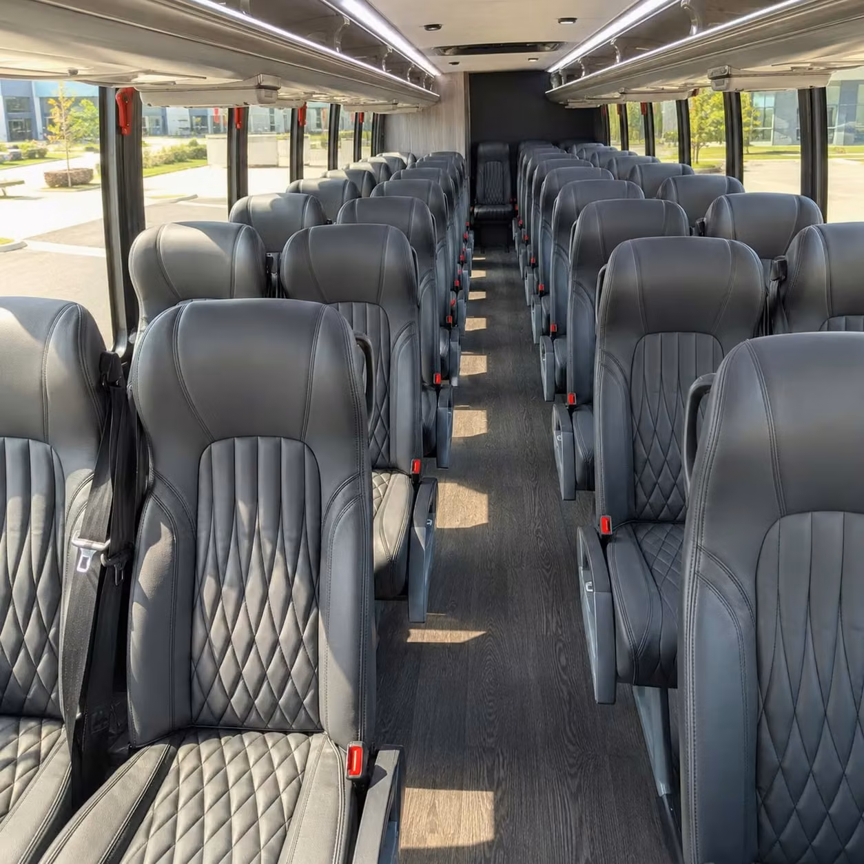 35 passenger minibus interior