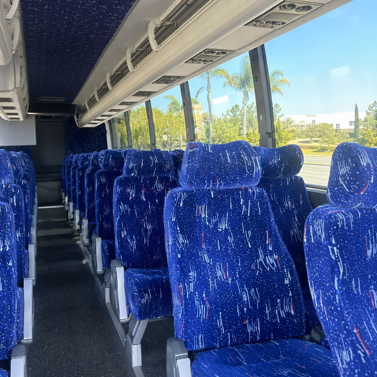 pembroke pines charter bus rental interior
